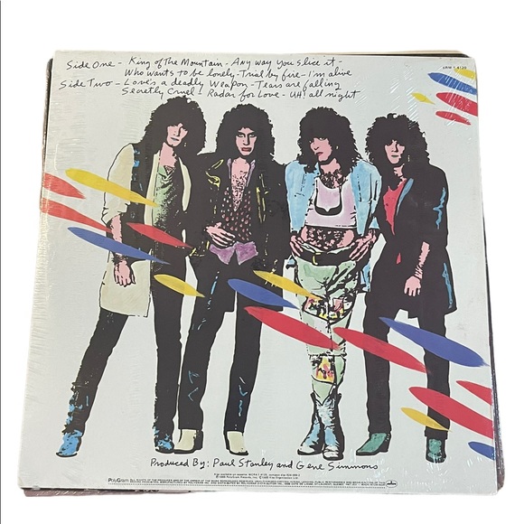 Kiss Asylum 1985 Polygram Vintage NEW Sealed Record album Vinyl LP - Picture 2 of 2